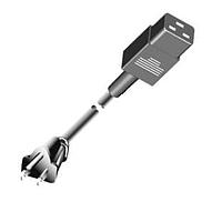 Schurter 6009.5195 AC Power Cord NEMA 5-15P SJT3X14G