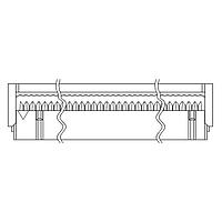 3M Electronic Solutions Division D89116-0031HK Receptacle Housing 16P SKT W/O STRN REL W/O CNTR BUMP 10U AU