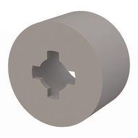 Essentra Components 13SPRT122 Self Retaining Round Spacer, Retaining, #2 Screw, .156 Spacer