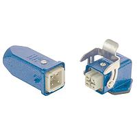 HARTING 10361040011 Headers & Wire Housings Han-Kit-Ex4A Quicklock - Han Ex 4A, 4pins+GND, cable to cable hood  (NEC 500 - UL for Class 1 Div 2)