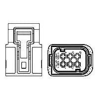 AMP Connectors - TE Connectivity 1-967332-2 Housings JPT GEH ASSY 6P