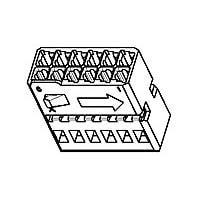 AMP Connectors - TE Connectivity 1394048-1 Connector Housing MQS BU-GEH 12P