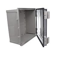 Bud Industries PTR-28490-C Electrical Enclosures PTR series - NEMA 4x abs indoor - clear cover (11.8X11.8X6.)