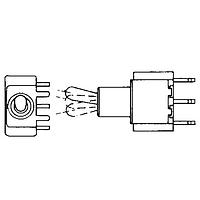 Electroswitch B123J71AV2Q2 Rocker Switches 3A 250VAC ON-NONE-ON SPDT Vert PCB, Rckr