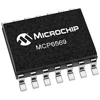 Microchip Technology MCP6569A-E/ML Analog Comparators Quad 18V Open Drain Cmparatr w/CS E temp