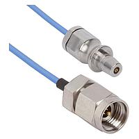 Amphenol SV Microwave 7080-0841 RF Cable Assemblies Synapse Female to 2. embly for .047 Cabl