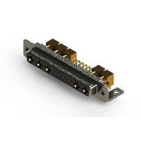 EDAC 630-17W5240-7N4 Mixed Contact D-Sub Connectors Right-angle Power Combo D-Sub Connector