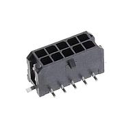 Adam Tech DML-12-A-V-T-TSMT-T/R Shrouded CONN HEADER SMD 12POS 3MM