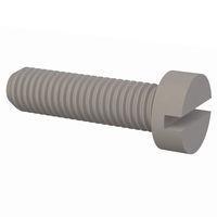Essentra Components 50M080125D030 Machine Screw Cheese Slotted Screw, M8 X 1.25 Thread, 30mm Lg