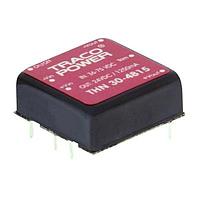 TRACO Power THN 30-4822 Isolated Product Type: DC/DC; Package Style: 1"x1"; Output Power (W): 30; Input Voltage: 36-75 VDC; Output 1 (Vdc): 12; Output 2 (Vdc): -12; Output 3 (Vdc): N/A