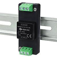 CUI Inc PQDE6W-Q110-S12-DIN Isolated 12 Vdc, 0.5 A, 6 W, 40-160 Vdc Input Ran