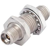 Amphenol SV Microwave 1115-6045 RF Adapters - In Series 2.92mm FemaleFemale Bulkhead Adapter