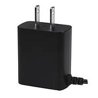 CUI Inc SWI10B-5-NB-P8 Fixed Plugs ac-dc, 5 Vdc, 2 A, SW, wall-plug, NA, P5 center pos, level VI, black