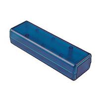 Hammond Manufacturing 1593DTBU Hand Held Instrument Instrument Case, ABS 4.5x1.4x1"ClearBlue