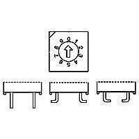 P&B DRD16E04 DIP Switches HEX FLUSH ACT T/H ROTARY SWITCH
