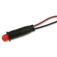 VCC L58D-R24-W LED Panel Mount Indicators Round PMI .194in. LED 24V Wire Red