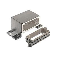 HARTING 19400160977 Headers & Wire Housings 16 HPR Enlarged Surface Mount Housing, Screw Locking, Horizontal Entry, 3xM25