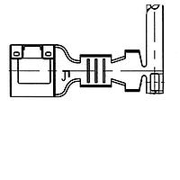 Yazaki 71166041 Terminals TERM 312 FEM 8.0MM UNSLD