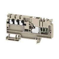 Weidmuller 2712960000 DIN Rail Terminal Blocks AAP11 6/6X1.5 LO-LI WT
