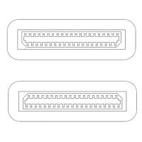 Parlex PS2828-AB-0102-S IDC Ribbon Cable Assemblies .5mm41-102mm-HiroseS Display Cable