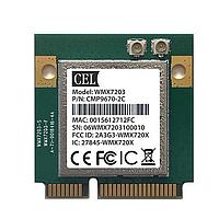 CEL CMP9670-1C-B Bluetooth and Wi-Fi Modules CMP9670 Tri-Band Wi-Fi 6e 2x2 MU-MIMO DBS BT5.2 M.2 Card
