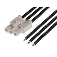 Molex 216291-1033 Discrete Wire STANDARD .093 3 CKT R TO S 600MM