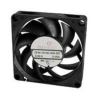 Same Sky (formerly CUI Devices) CFM-7015C-240-357 Axial dc axial fan, 70 mm square, 15 mm, 24 Vdc, omniCOOL, 4000 RPM, 25.68 CFM