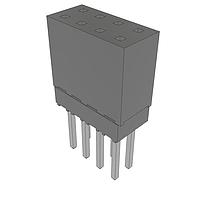 Samtec ESQ-104-13-T-D Sockets Elevated Socket Strip