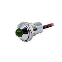 VCC CC-1-3047-0000-I Panel Mount Reflector LEDs PMI Dia .319" (8.10mm) Green 2V