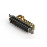EDAC 630-43W2250-4N1 Mixed Contact D-Sub Connectors Right-angle Power Combo D-Sub Connector