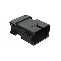 Amphenol SINE Systems AT16-18PC-K004 18-Way 18 Position Receptac Cap, Keyed C, Black