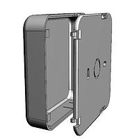 Hammond Manufacturing 1551SNAP4GY PCB Enclosure ABS Plastic Miniature Enclosures, Unvented - 3.15 x 3.15 x 0.79", Grey