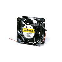 Sanyo Denki 9LG1424H5001 Axial Axial, 140x140x51mm, 24VDC, 1.04"H2O, Ribless, Long Life 180Khr, 3xWire, Tach