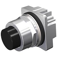 SIEMENS 52PM8B1 Round PUSHBUTTON,MOM,BLK,EXTENDED,2POS