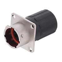 Amphenol SINE Systems RT00128PNHEC Connectors Receptacle, Square Flange, 8 Position, Male, Shell Size 12, and End Cap with Individual Wire Sealing