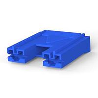 AMP Connectors - TE Connectivity 2-176498-6 Headers & Wire Housings 187 HSG. PL MKII REC. 15mm 2P BLUE