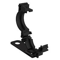 HellermannTyton 133-03403 Conduit Clamp Conduit Clamps, Size 22, Mounting Hole 8.8 mm, Offset 40.5 mm, PA66, Black, 600/carton