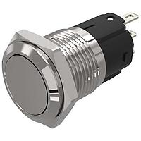 EAO 82-4551.2000 Anti-Vandal 82-4551.2000.pushbutton.maintained.16 mm.aluminium natural.flush/flat.no LED.no colour.no LED.soldering terminal
