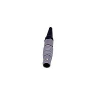 NorComp 820B004-173L401 Connectors IP50 Male Push-Pull Cable Mount 4 Position Straight Dip Solder