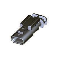 AMP Connectors - TE Connectivity 2-1703494-1 Housings 3P TAB 1.2X0.6 TAB HSG ASSY CODE B