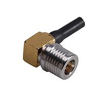 HUBER+SUHNER 16_QMA-W50-2-9/113_NE Connectors QMA right angle cable plug(m)
