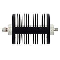 Fairview  SA18SMSF25W-06  6 dB Fixed Attenuator SMA Male To SMA Female Up To 18 GHz Rated To 25 Watts With Black Aluminum Heatsink Body