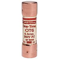 Mersen OT6 Power Fuse Fuse,Class K5,General Purpose,50kA AC/20kA DC,250VAC/DC,6A