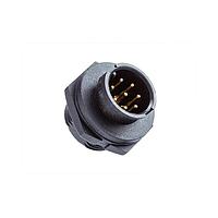 Amphenol LTW BD-04RMMS-LC7002 Standard Circular Connector Ceres, Standard Size, Plastic, 5A, 04 pins, Male Connector, Male Contact, Circular, 2 Points Lock, Solder, Receptacle, IP67