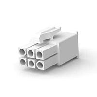 AMP Connectors - TE Connectivity 172339-1 Plug Housings 6POS UNIV M-N-L HSG