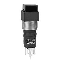 NKK Switches HB16SKW01-A Subminiature SPDT W/BLCK CAP SERIES HB