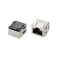 Taoglas TMJPD561188HWA6SB7133 RJ45 Modular Jack Pure RJ45, 1x1, Shielded EMI Finger, Tab up, without LEDs, SMT, Gold 50 micro-in, Industrial grade