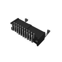 AMP Connectors - TE Connectivity 3-1761607-6 Shrouded IDC LOW PRO HDR 60 PRA LG LAT BLUE