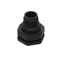 Wurth Elektronik 643110100408 Plugs WRCIRC M12  Screw  Coding A   Panel Solder Bucket Plastic with Front Panel Nut M16 Male connector, polarity 8