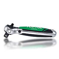 TOPTUL CJMM1216 Stubby Swivel-Head Ratchet with Dual Drives